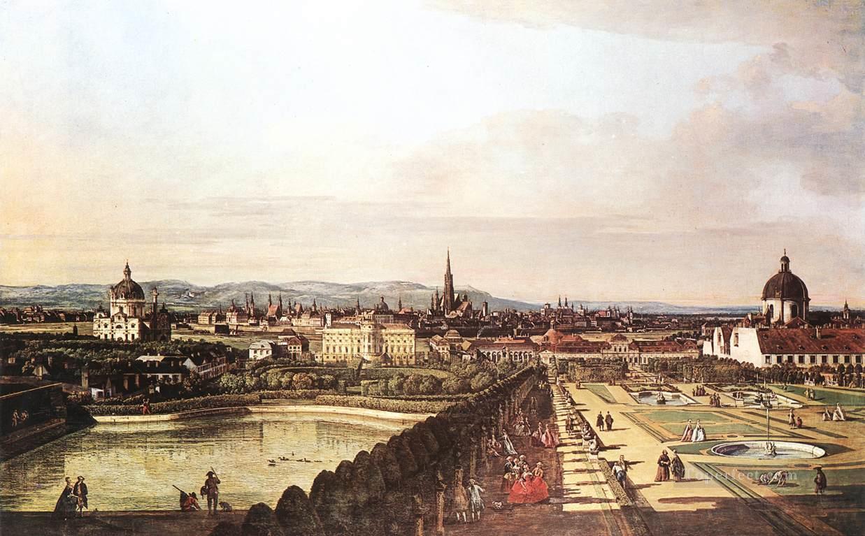 View Of Vienna From The Belvedere urban Bernardo Bellotto Oil Paintings